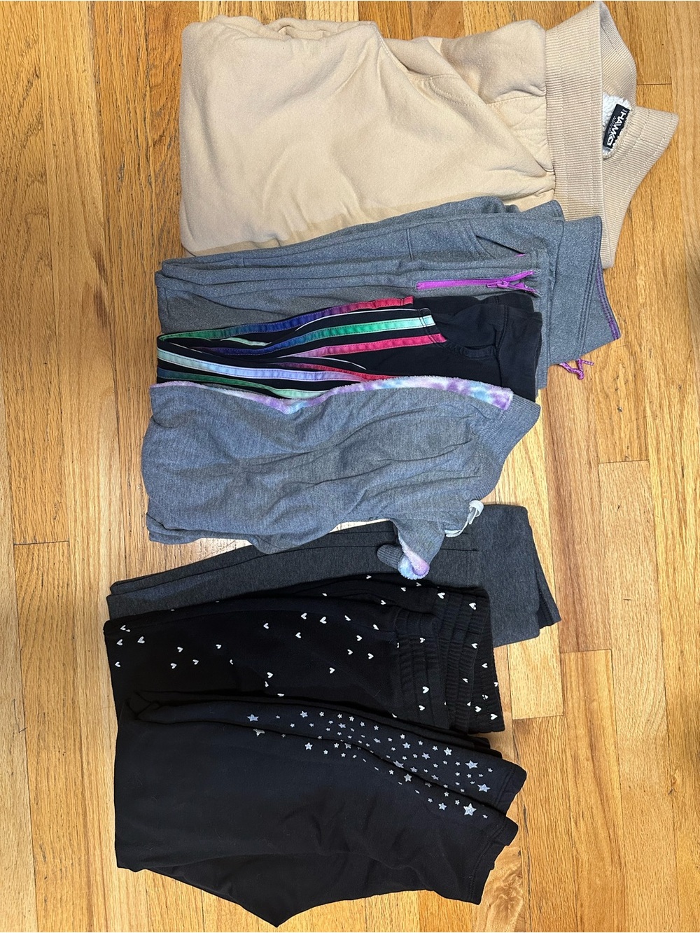 Mixed Kids Joggers Pack — Neutral, Gray & Black Styles